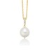 Collana Miluna Argento Dorata e Perla PCL6538G