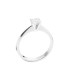 Anello Solitario 4 Punte Oro 18Kt Diamante Certificato