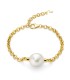 Bracciale Miluna Argento Dorato e Perla PBR3546G