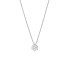 Collana Punto Luce Oro Bianco 18kt Diamante Certificato