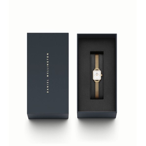 Orologio Daniel Wellington Quadro Mini Lumine Bezel Gold