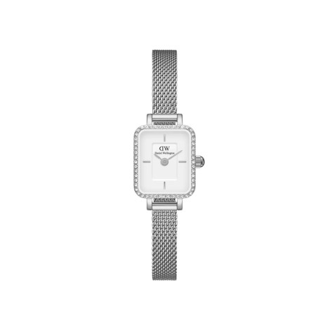 Orologio Daniel Wellington Quadro Mini Lumine Bezel Silver