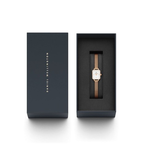 Orologio Daniel Wellington Quadro Mini Lumine Bezel Rose Gold