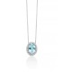 Collana Miluna Acquamarina Oro Bianco e Diamanti CLD4721