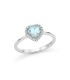 Anello Miluna Oro Bianco Acquamarina e Diamanti LID3763