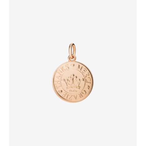 Dodo Ciondolo Moneta Oro Rosa 9kt