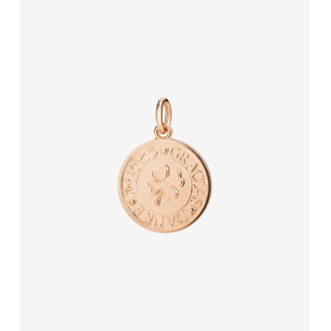 Dodo Ciondolo Moneta Oro Rosa 9kt