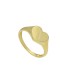 Anello Chevalier Cuore Oro Giallo 9kt