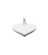 Ciondolo Cuore Oro Bianco 9Kt
