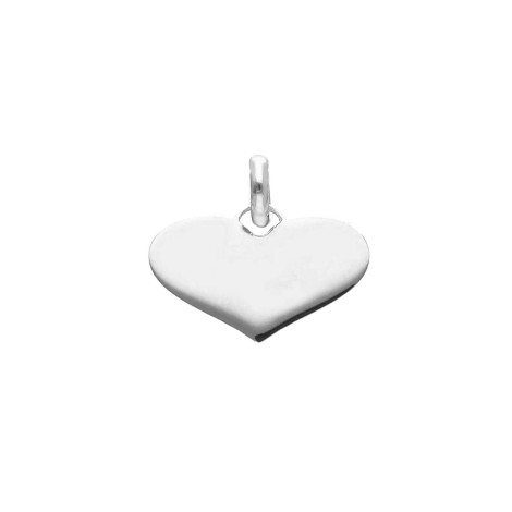 Ciondolo Cuore Oro Bianco 9Kt