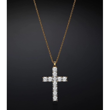 Collana Pendente Chiara Ferragni Classic Cross Big  J19AWC16