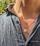 ROMANTICWORK Collana Lupo in Argento Sterling Collana