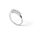 Anello Veretta 5 Pietre Diamanti