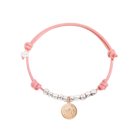 Bracciale Dodo Charm Moneta Oro Rosa