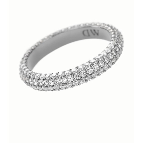 Anello Daniel Wellington Pavè Crystal Silver