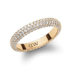 Anello Daniel Wellington Pavè Crystal Gold