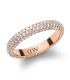 Anello Daniel Wellington Pavè Crystal Rose Gold