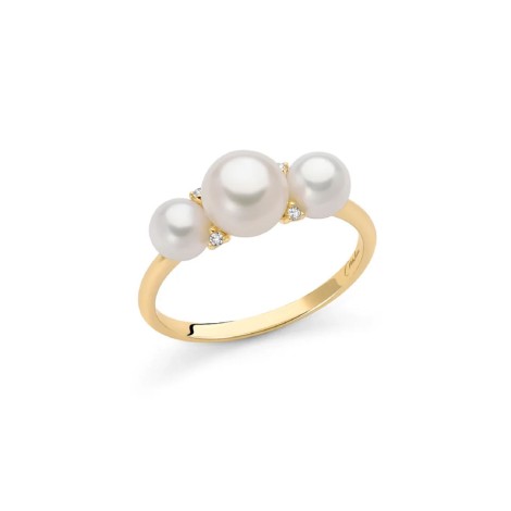 Anello Miluna Oro e Perla PLI1691X