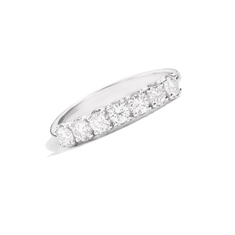 Anello Veretta 7 Pietre Diamanti