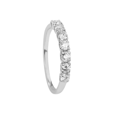 Anello Veretta 7 Pietre Diamanti