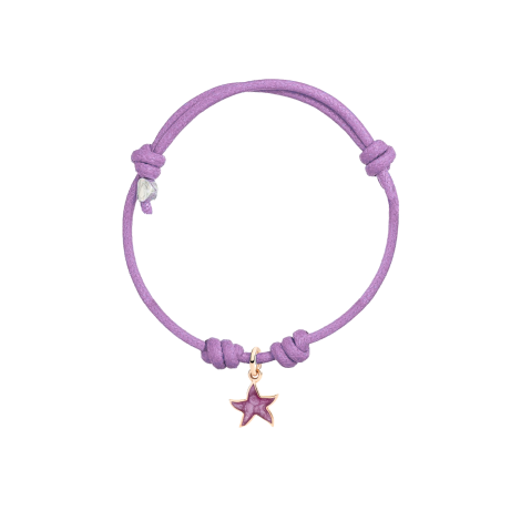 Bracciale Dodo Stella Cordino Lilla