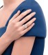 Anello Recarlo Trilogy Eternity Oro bianco 18kt e Diamanti