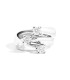 Anello Recarlo Trilogy Eternity Oro bianco 18kt e Diamanti