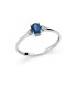 Anello Miluna Zaffiro e Diamanti Oro Bianco 18kt LID3670