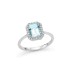 Anello Miluna Acquamarina e Diamanti Oro Bianco 18kt LID3796