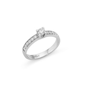 Anello Solitario Miluna Diamanti Oro Bianco 18kt LID3498-018G7