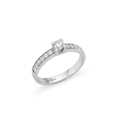 Anello Solitario Miluna Diamanti Oro Bianco 18kt LID3498-018G7