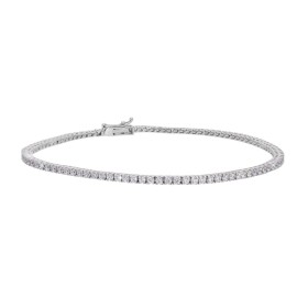 Bracciale Tennis Oro bianco 18kt e Diamanti 3,20ct
