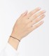 Bracciale Bollicine Argento e Oro Rosa 9kt Pvd Nero