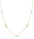 Collana Cuore Oro Giallo 9kt con Zirconi
