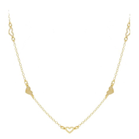 Collana Cuore Oro Giallo 9kt