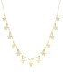 Collana Stelle Pendenti Oro Giallo 9kt