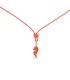 Collana Dodo Cavalluccio Marino Cordino Tangerine