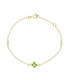 Bracciale Quadrifoglio Oro Giallo 9kt