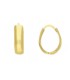 Orecchini Ovali Oro Giallo 9kt