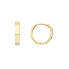 Orecchini Esagonali Oro Giallo 9kt