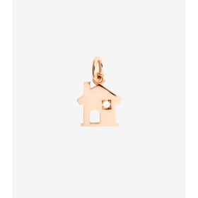 Ciondolo Dodo Casa Oro Rosa 9Kt Diamante Bianco Limited Edition