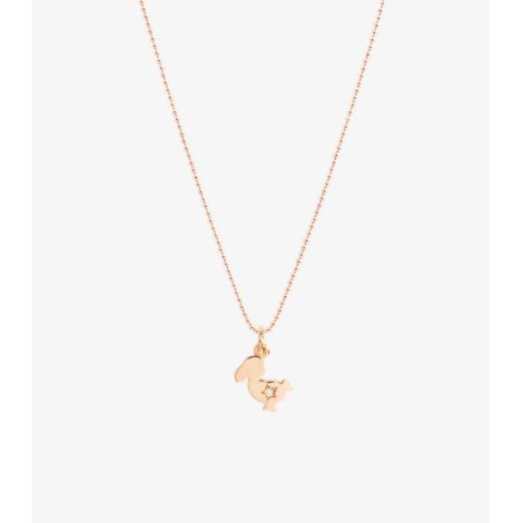 Ciondolo Dodo Junior Oro Rosa 9Kt Diamante Bianco Limited Edition