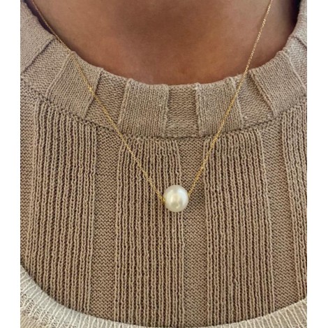 Collana Miluna Oro Giallo e Perla