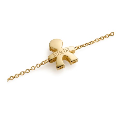 Bracciale Le Bebé I Tesorini Oro Giallo 18kt Sagoma Bimbo LBB906