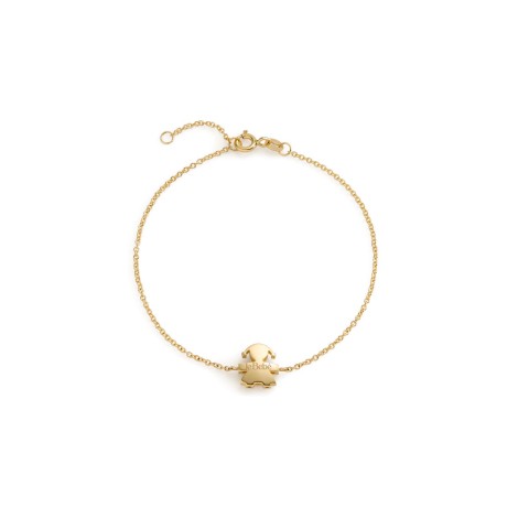Bracciale Le Bebé I Tesorini Oro Giallo 18kt Sagoma Bimba LBB907