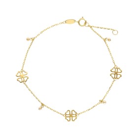 Bracciale Quadrifoglio Oro Giallo