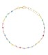 Bracciale Mini Pietre Colorate Oro Giallo 9kt