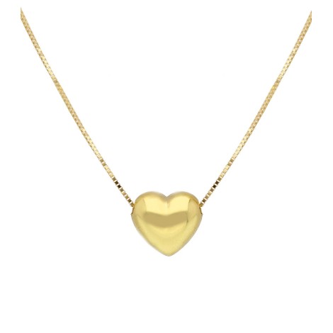 Collana Cuore Oro Giallo 9kt