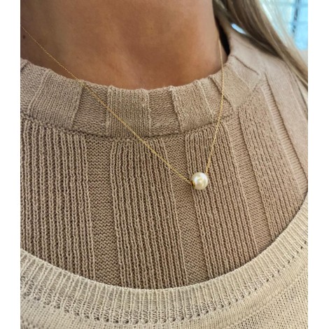 Collana Miluna Oro Giallo e Perla