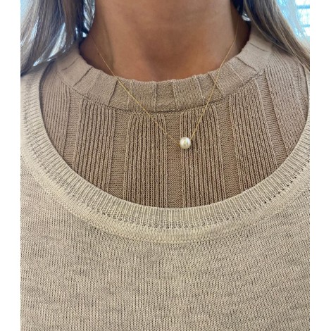 Collana Miluna Oro Giallo e Perla